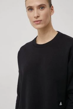 Γυναικεία Χωρίς φερμουάρ Μπλούζα Adidas Performance χρώμα: μαύρο, -Συμφωνίεςa didas Performance Κατάστημα unnamed file 1005