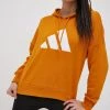 Γυναικεία Χωρίς φερμουάρ Μπλούζα Adidas Performance χρώμα: πορτοκαλί