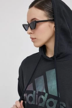 Γυναικεία Χωρίς φερμουάρ Μπλούζα Adidas Performance χρώμα: μαύρο -Συμφωνίεςa didas Performance Κατάστημα unnamed file 1078