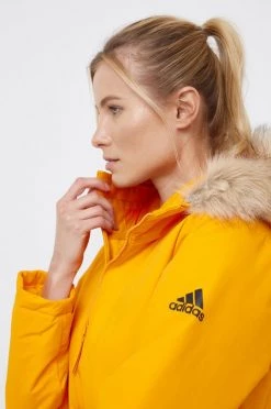 Γυναικεία Μακριά μπουφάν Μπουφάν Adidas Performance χρώμα: πορτοκαλί -Συμφωνίεςa didas Performance Κατάστημα unnamed file 1109