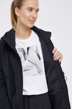 Γυναικεία Μακριά μπουφάν Αδιάβροχο μπουφάν Adidas Performance χρώμα: μαύρο -Συμφωνίεςa didas Performance Κατάστημα unnamed file 1117