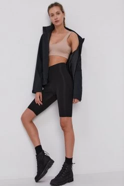 Γυναικεία Κοντά μπουφάν Μπουφάν Adidas Performance χρώμα: μαύρο