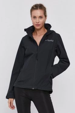 Γυναικεία Κοντά μπουφάν Μπουφάν Adidas Performance χρώμα: μαύρο -Συμφωνίεςa didas Performance Κατάστημα unnamed file 1135