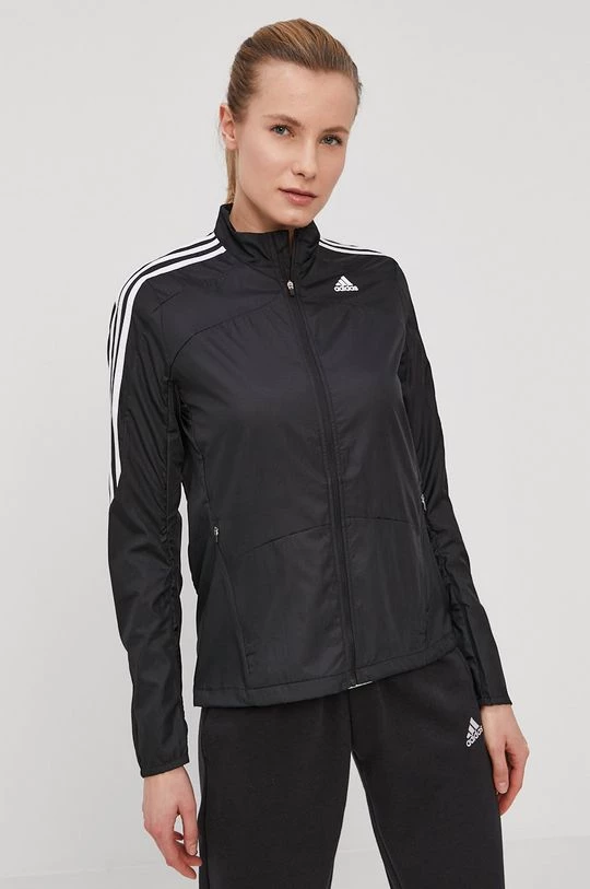 Γυναικεία Κοντά μπουφάν Μπουφάν Adidas Performance χρώμα: μαύρο 3 Γυναικεία Κοντά μπουφάν Μπουφάν Adidas Performance χρώμα: μαύρο