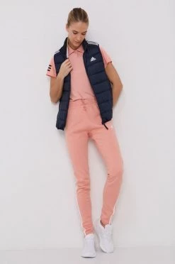 Γυναικεία Γιλέκα Αμάνικο από πούπουλα Adidas Performance χρώμα: ναυτικό μπλε