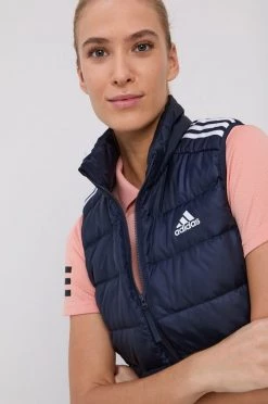 Γυναικεία Γιλέκα Αμάνικο από πούπουλα Adidas Performance χρώμα: ναυτικό μπλε -Συμφωνίεςa didas Performance Κατάστημα unnamed file 1165