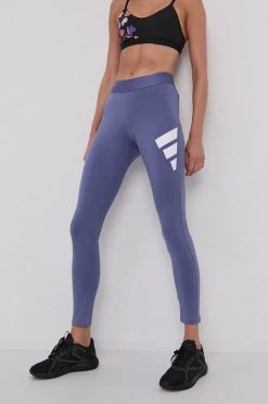 Γυναικεία Κολάν Adidas Performance χρώμα: μοβ