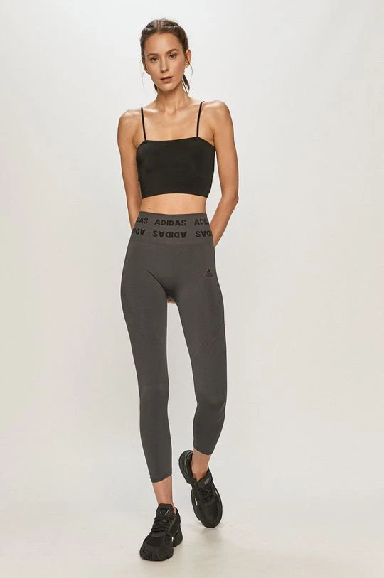 Γυναικεία Adidas Performance - Κολάν γκρί 4 Γυναικεία Adidas Performance - Κολάν γκρί - Image 2