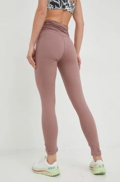 Γυναικεία Κολάν γιόγκα Adidas Performance Studio Gathered μοβ -Συμφωνίεςa didas Performance Κατάστημα unnamed file 1269