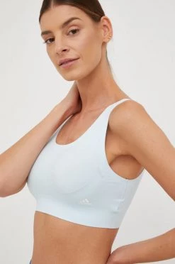Γυναικεία Αθλητικά σουτιέν Αθλητικό σουτιέν Adidas Performance Purelounge χλωμό λευκό