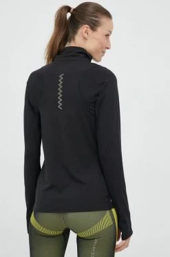 Γυναικεία Μακρυμάνικο μπλουζάκι για τρέξιμο Adidas Performance Fast , χρώμα: μαύρο -Συμφωνίεςa didas Performance Κατάστημα unnamed file 1344