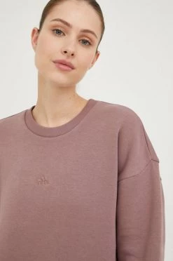 Γυναικεία Χωρίς φερμουάρ Μπλούζα Adidas Performance μοβ,