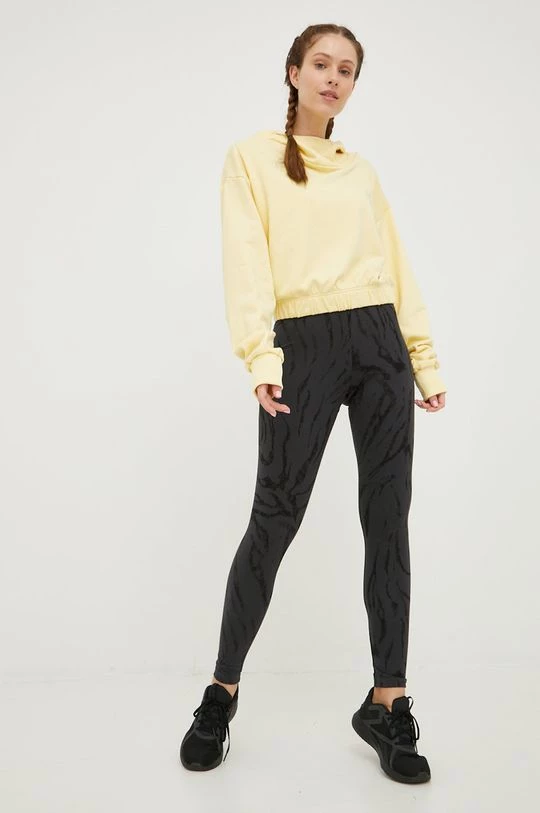 Γυναικεία Χωρίς φερμουάρ Μπλούζα Adidas Performance κίτρινο, 4 Γυναικεία Χωρίς φερμουάρ Μπλούζα Adidas Performance κίτρινο, - Image 2