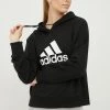 Γυναικεία Χωρίς φερμουάρ Βαμβακερή μπλούζα Adidas Performance χρώμα: μαύρο, -Συμφωνίεςa didas Performance Κατάστημα unnamed file 1534