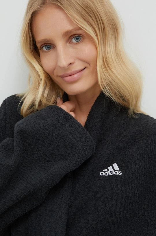 Γυναικεία Μπουρνούζια Βαμβακερό μπουρνούζι Adidas Performance μαύρο 7 Γυναικεία Μπουρνούζια Βαμβακερό μπουρνούζι Adidas Performance μαύρο - Image 5