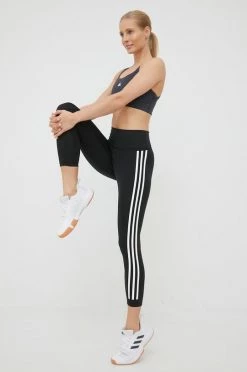 Γυναικεία Κολάν προπόνησης Adidas Performance Optime Trainicons μαύρο