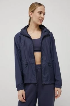 Γυναικεία Κοντά μπουφάν Μπουφάν Adidas Performance χρώμα: ναυτικό μπλε,