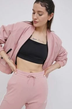 Γυναικεία Κοντά μπουφάν Μπουφάν Bomber Adidas Performance X Karlie Kloss χρώμα: ροζ, -Συμφωνίεςa didas Performance Κατάστημα unnamed file 1741