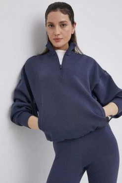 Γυναικεία Χωρίς φερμουάρ Μπλούζα Adidas Performance χρώμα: ναυτικό μπλε,