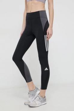 Γυναικεία Κολάν Adidas Performance χρώμα: μαύρο