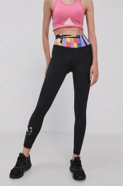 Γυναικεία Κολάν Adidas Performance χρώμα: μαύρο