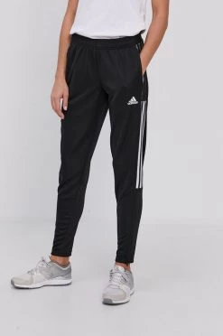 Γυναικεία Παντελόνια φόρμας Παντελόνι Adidas Performance χρώμα: μαύρο