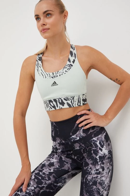 Γυναικεία Αθλητικά σουτιέν Αθλητικό σουτιέν Adidas Performance πράσινο 3 Γυναικεία Αθλητικά σουτιέν Αθλητικό σουτιέν Adidas Performance πράσινο