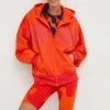 Γυναικεία Με φερμουάρ Μπλούζα Adidas Performance πορτοκαλί