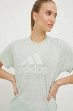 Γυναικεία Κοντομάνικο Μπλουζάκι Adidas Performance πράσινο