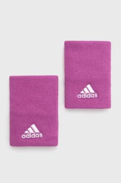 Γυναικεία Κορδέλες και περικάρπια Adidas Performance βραχιολάκια (2-pack) πορφυρό