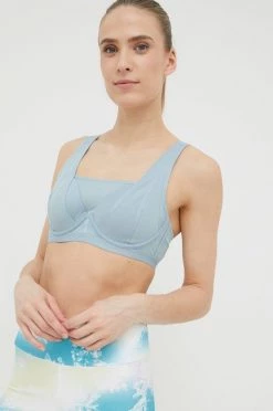 Γυναικεία Αθλητικά σουτιέν Αθλητικό σουτιέν Adidas Performance Tlrd Impact Luxe ανοιχτό μπλε