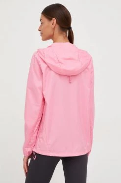 Γυναικεία Κοντά μπουφάν Αντιανεμικό Adidas Performance The Run , χρώμα: ροζ -Συμφωνίεςa didas Performance Κατάστημα unnamed file 224