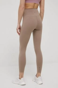 Γυναικεία Κολάν προπόνησης Adidas Performance Yoga Luxe Studio χρώμα: καφέ -Συμφωνίεςa didas Performance Κατάστημα unnamed file 2258