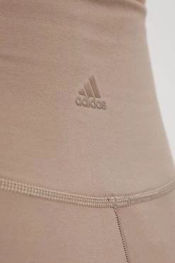 Γυναικεία Κολάν προπόνησης Adidas Performance Yoga Luxe Studio χρώμα: καφέ -Συμφωνίεςa didas Performance Κατάστημα unnamed file 2259