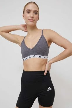 Γυναικεία Σουτιέν Adidas Performance γκρι,