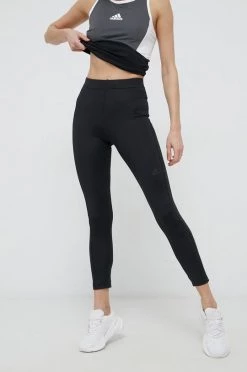 Γυναικεία Κολάν Adidas Performance χρώμα: μαύρο