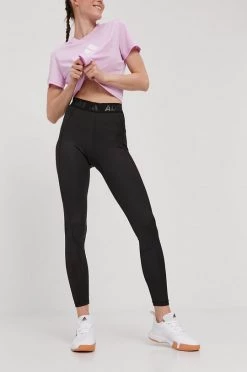 Γυναικεία Κολάν Adidas Performance χρώμα: μαύρο