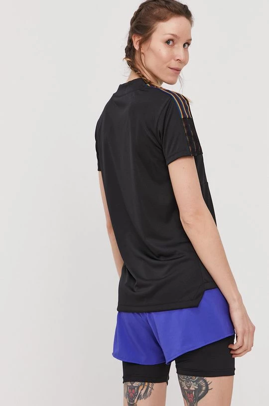 Γυναικεία Κοντομάνικο Μπλουζάκι Adidas Performance χρώμα: μαύρο 5 Γυναικεία Κοντομάνικο Μπλουζάκι Adidas Performance χρώμα: μαύρο - Image 3