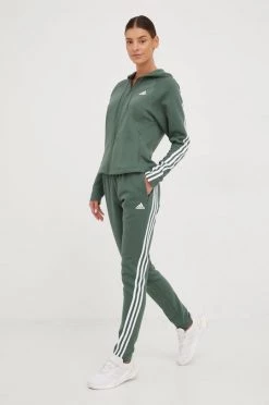 Γυναικεία φόρμες Σετ Adidas Performance πράσινο