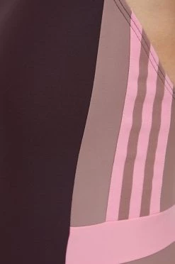 Γυναικεία Ολόσωμα Ολόσωμο μαγιό Adidas Performance 3-stripes Colorblock καφέ -Συμφωνίεςa didas Performance Κατάστημα unnamed file 2678