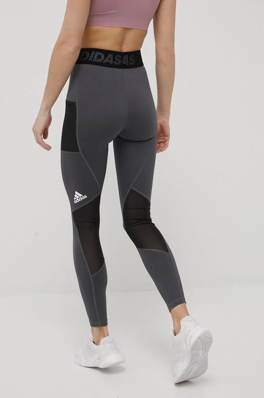 Γυναικεία Κολάν προπόνησης Adidas Performance Techfit 3bar χρώμα: γκρι 5 Γυναικεία Κολάν προπόνησης Adidas Performance Techfit 3bar χρώμα: γκρι - Image 3