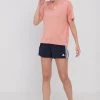 Γυναικεία Κοντομάνικο Μπλουζάκι Adidas Performance χρώμα: πορτοκαλί -Συμφωνίεςa didas Performance Κατάστημα unnamed file 2890