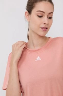 Γυναικεία Κοντομάνικο Μπλουζάκι Adidas Performance χρώμα: πορτοκαλί -Συμφωνίεςa didas Performance Κατάστημα unnamed file 2894