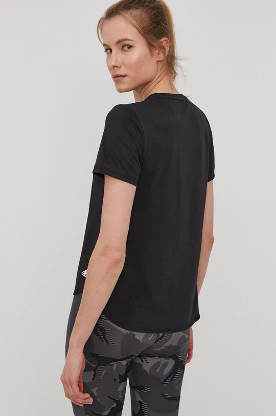 Γυναικεία Κοντομάνικο Μπλουζάκι Adidas Performance χρώμα: μαύρο 5 Γυναικεία Κοντομάνικο Μπλουζάκι Adidas Performance χρώμα: μαύρο - Image 3