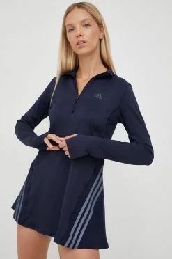 Γυναικεία Φορέματα Φόρεμα Adidas Performance ναυτικό μπλε,