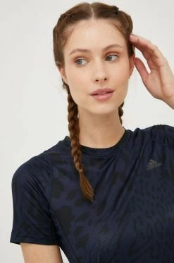 Γυναικεία Κοντομάνικο Μπλουζάκι για τρέξιμο Adidas Performance Fast ναυτικό μπλε -Συμφωνίεςa didas Performance Κατάστημα unnamed file 3093