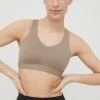 Γυναικεία Αθλητικά σουτιέν Αθλητικό σουτιέν Adidas Performance Coreflow Luxe μπεζ