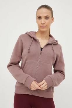 Γυναικεία Με φερμουάρ Μπλούζα Adidas Performance ροζ,