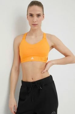 Γυναικεία Αθλητικά σουτιέν Αθλητικό σουτιέν Adidas Performance Fastimpact Luxe πορτοκαλί
