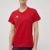 Γυναικεία Κοντομάνικο Μπλουζάκι Adidas Performance Entrada 22 χρώμα: κόκκινο -Συμφωνίεςa didas Performance Κατάστημα unnamed file 3228